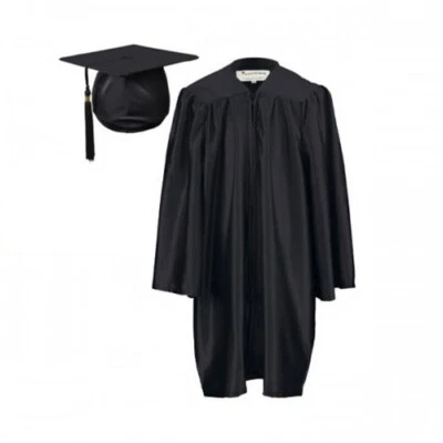 MARSTON ROBING Children's Primary Graduation Gown and Hat for age 7--13 junior High school