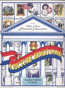 White House Historical Association  Picture Bingo (Teacher’s Edition) 24 Boards - Picture 1 of 2