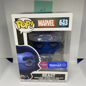 Funko POP! Beast #643 Flocked Walmart Exclusive Marvel: X-Men #1 MAY - Picture 1 of 6