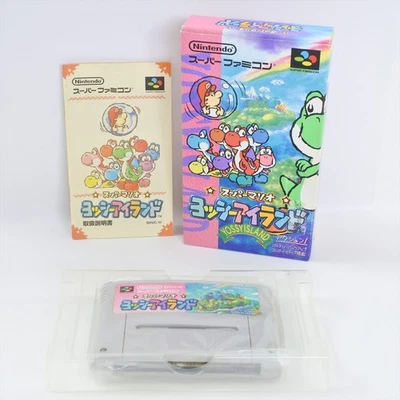 Yoshi ISLAND Yossy Yoshi's Super Famicom Nintendo 1624 sf - Image 1 of 4