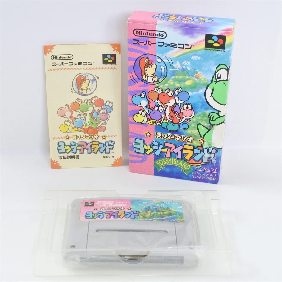YOSHI ISLAND Yossy Yoshi's Super Famicom Nintendo 1624 sf - Image 1 of 4
