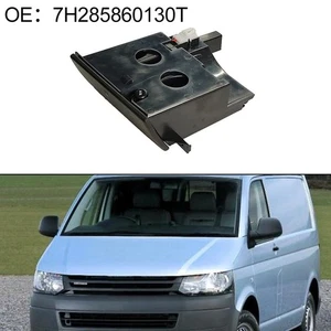 Comoda Console Portabicchieri per T5 per Multivan Installazione Rapida Colore Ne - Picture 1 of 10