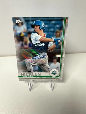 Brewer Hicklen 2019 Topps Pro Debut Auto #178 Royals - Image 1 of 4