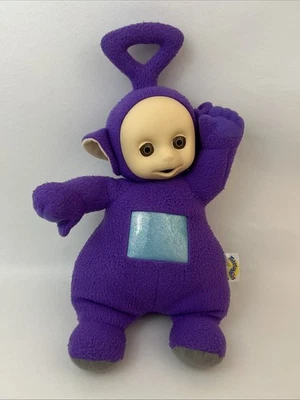Teletubbies Tinky Winky Talking Purple 16” Plush Stuffed Doll Toy Playskool 1998 - Image 1 of 4