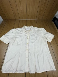 Disney Cast Costume Main Street Emporium Uniform Blouse Female Size XL - Picture 1 of 13