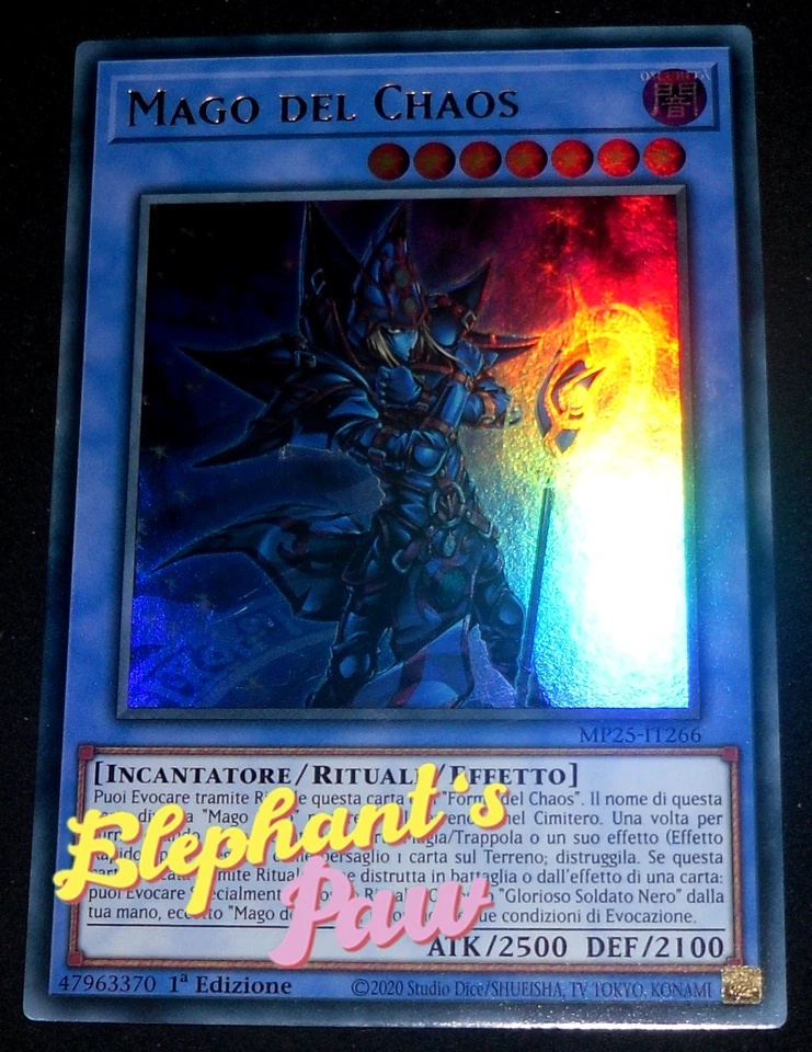 Yugioh - Mago del Chaos ULTRA RARA - MP25-IT266 1° Edizione - Immagine 1 di 1