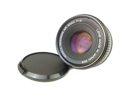 Konica Hexanon AR 50mm f/1.8 Full Frame Prime Lens, Konica AR Mount - Near Mint - Image 1 of 4