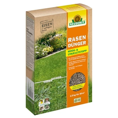 Neudorff RasenDünger SPEZIAL 5PLUS1 2,5 kg - Rasen Dünger Kaliumdünger Eisen - Bild 1 von 3