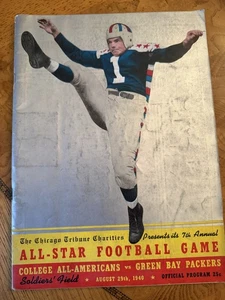 Vtg 1940 Chicago Tribune All Star Football Program Green Bay Packers 8/29/1940 - Picture 1 of 1