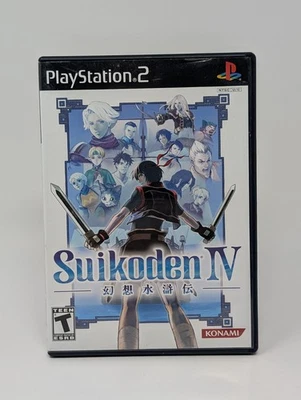 Suikoden IV 4 (PlayStation 2 PS2, 2005) - CIB Complete - Image 1 of 3