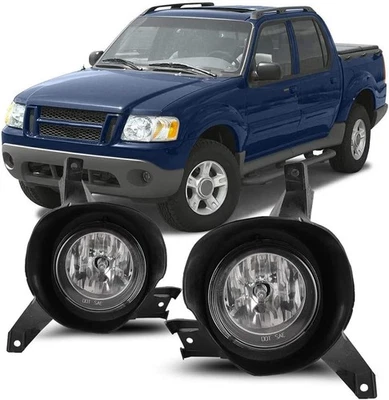 2-PACK Clear Lens Fog Lights For 2002-2005 Ford Explorer Bumper Driving Lamps - Image 1 of 4