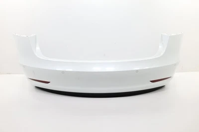 2017 - 2023 TESLA MODEL 3 REAR BUMPER COVER PANEL OEM WHITE_PPSW - Image 1 of 4