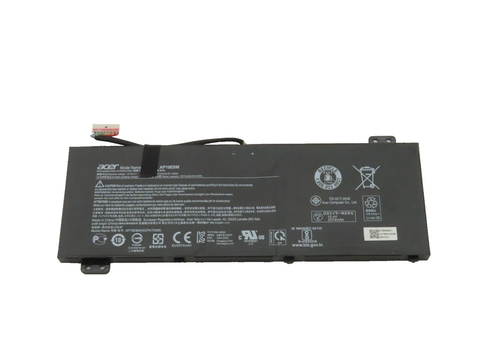 Batería Acer Nitro 5 AN515-43 Series 15.4V 57.48Wh 3574mAh AP18E8M KT0040G013 Foto 1 de 1