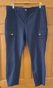 Halara Fitted Pants Women Sz. 1X Skinny High Waist Button Cargo Pockets NWT - Picture 1 of 8