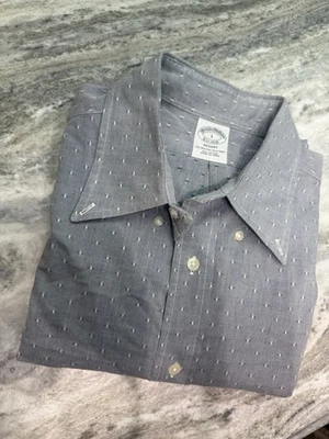 Brooks Brothers Shirt Mens Large Regent Geometric Print Button Up Dress Shirt - Image 1 of 4