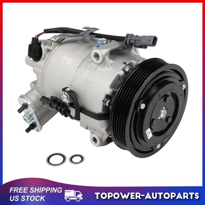 For Chevrolet Corvette 5.7L 1997-2003 2004 A/C AC Compressor 19352546 - Image 1 of 4