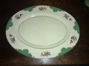 1930’s Booths Silicon China Platter. 28.5 X 37.5cm Floral Pattern - Picture 1 of 8