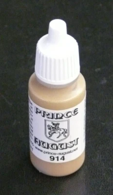PRINCE AUGUST CLASSIC ACRYLIQUE : Réf. 914 / 119 OCRE V ERT - 17ml - NEUF