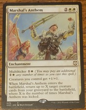 Marshal's Anthem Kaldheim Commander Magic The Gathering