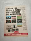 PUBBLICITA' ORIGINALE ADVERTISING CONSOLE "NINTENDO" anni 80/90