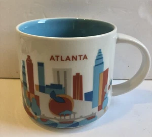 Tazza da caffè Starbucks You Are Here Series Atlanta Georgia 14 oz nuova - Foto 1 di 7