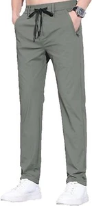 Herren High Stretch Multi-Pocket Skinny Cargohose Ultra Schnell trocknende Hose - Bild 1 von 14