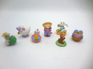 Lof of 7 Vintage Hallmark Figures Lamb Bunny Bird Duck - Picture 1 of 7