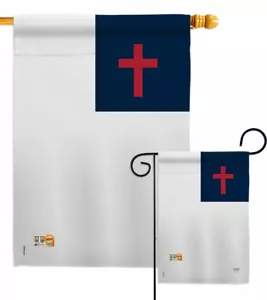 Christian Garden Flag Faith Religious Decorative Small Gift Yard House Banner - Picture 1 of 17