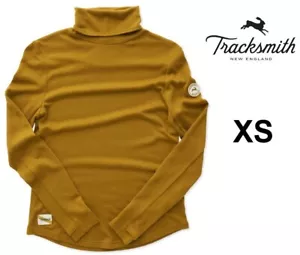 🔥🔥Tracksmith Fells Merino Wool Waffle Knit Turtleneck in Bronze - Size XS - Picture 1 of 3