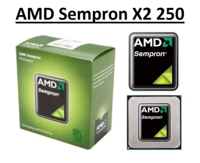 AMD Sempron X2 250 Dual Core Processor 3.2 - 3.6 GHz, Socket FM2, 65W CPU  - Image 1 of 4