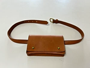 Madewell Belt Bag in burnished Caramel, 25-33 waist, used once, EUC - Picture 1 of 5