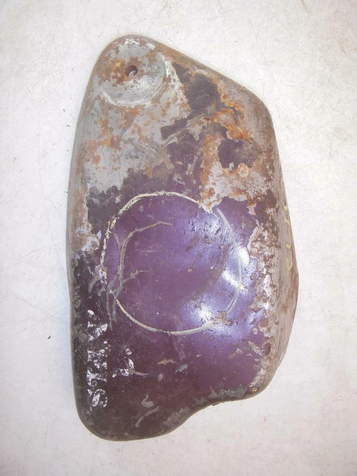 CL77 CL72 SCRAMBLER HONDA PURPLE SILVER LEFT Side Cover used SC-661 - Image 1 of 1