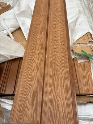 Composite WPC Cladding Boards Teak 4m -Fast Delivery -BULK DEALS AVAILABLE - Image 1 of 3