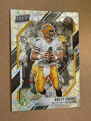 2021 Panini VIP The Nationals BRETT FAVRE #5 Lazer Prizm       GREEN BAY PACKERS - Image 1 of 2