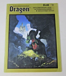 Dragon Magazine #50 Vol 5 #12 June 1981 Mid Grade Vintage TSR D&D TTRPG - Picture 1 of 5