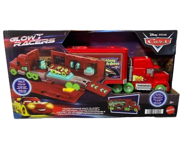 CONJUNTO DE BRINQUEDOS TRANSFORMADORES Disney pixar cars glow racers mack - Imagem 1 de 4