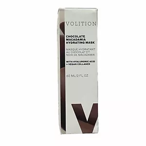 Volition Chocolate Macadamia Hydrating Mask Hyaluronic Acid Collagen 60mL/2fl oz - Picture 1 of 9