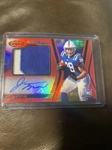 Jonathan Taylor 2020 certified red freshmen fabric  rc auto relic 17/199 - Picture 1 of 3
