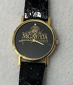 Vintage Men's MGM /UA Home Video Watch 1990s Leather Band