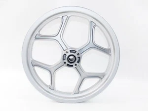 OEM GENUINE 1985-95 BMW K100-LT K75 FRONT WHEEL SILVER ALOY RIM 18" 36311450816 - Bild 1 von 2