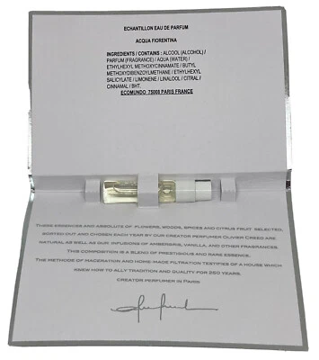 Creed Acqua Fiorentina 0,08 oz 2,5 ml eau de parfum spray premium mini frasco de muestra de viaje Foto 1 de 4