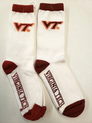NCAA Virginia Tech Hokies Ladies Socks Size 9-11 (2 Pairs) Cover