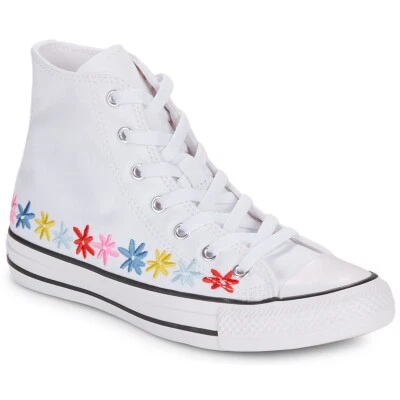 Converse Chuck Taylor All Star Oops Pink Size 4.5UK 'Floral White' A06311C - Image 1 of 4
