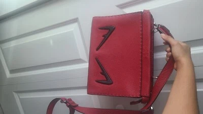Fendi Shoulder Bag Medium Red Leather - Image 1 of 4