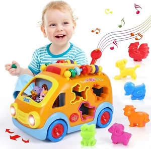 Toy Cars for 1 Year Old Boy Gifts Baby Toys 12-18 Months, Musical Learning Toys - Picture 1 of 5
