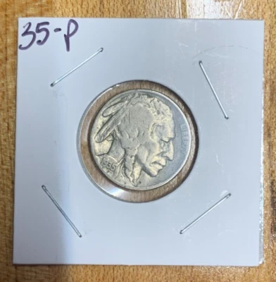 1935-P Buffalo Nickel Full Date - Image 1 of 2