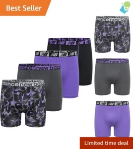 Ultimate Comfort Boys' 3.5" Boxer Briefs - 4-Pack - Electric Thunderbolt Camo - Picture 1 of 7
