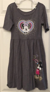 Size 7 Disney's Mickey Mouse Minnie Mouse Girls Skater Dress by Jumping Beans - Picture 1 of 7