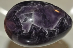 51mm"Individual Selected/Extra Grade"~Dogtooth CHEVRON AMETHYST Easter Egg C1280 - Picture 1 of 10