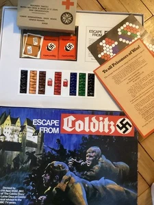 Escape From Colditz Vintage Board Game 100% Complete 1970s Parker Excellent Con. - Picture 1 of 7